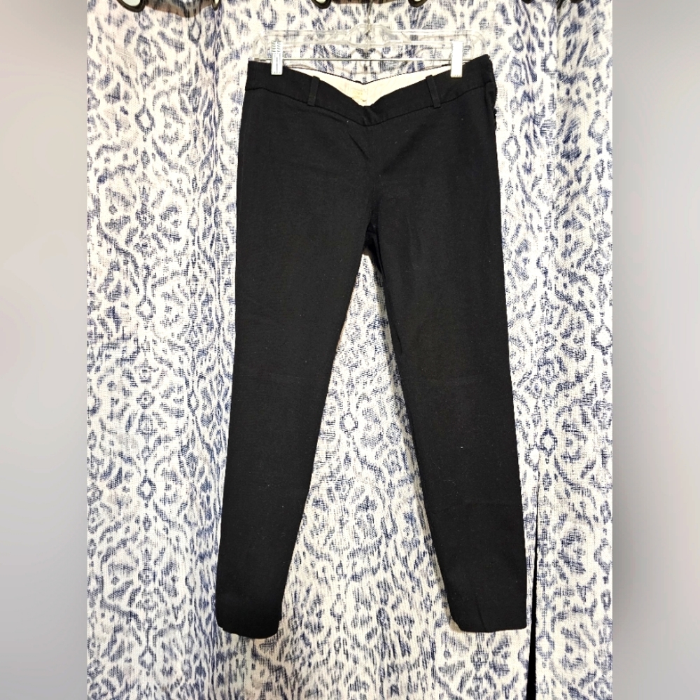 Black side zip ankle length pant